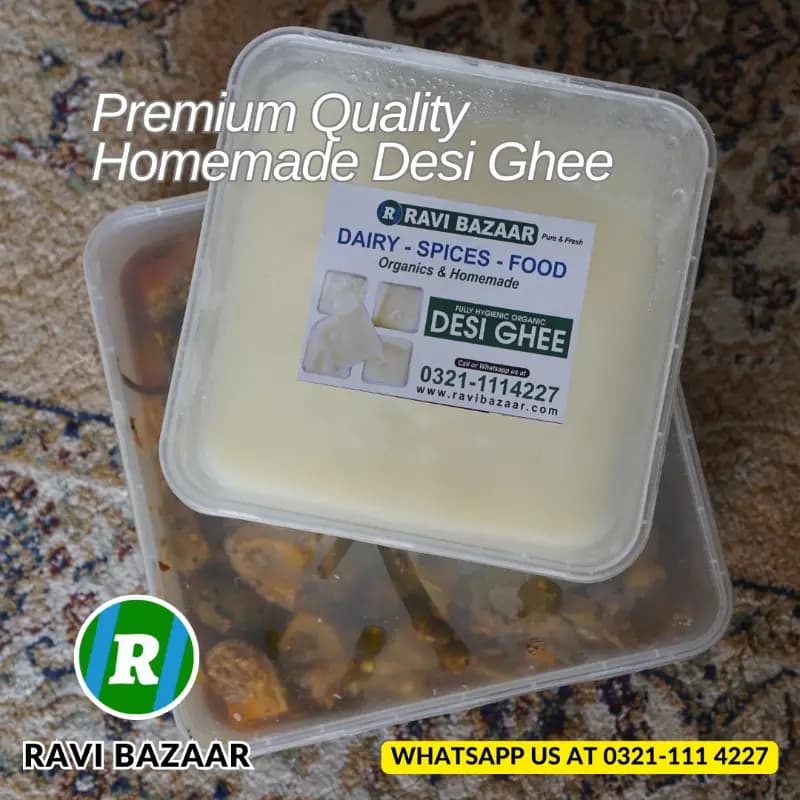 Traditional Homemade Desi Ghee